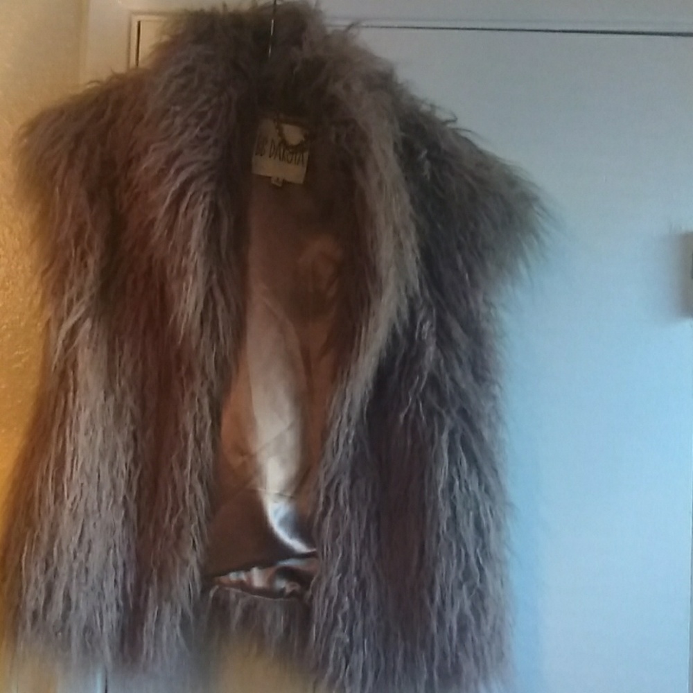Faux fur vest